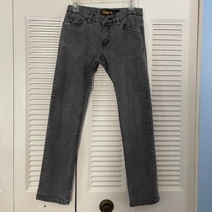 Mens Emerica HSU gray denim.